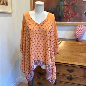Sun Child Silk Caftan Shirt